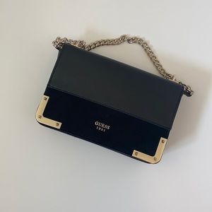 Black and Gold Guess Purse